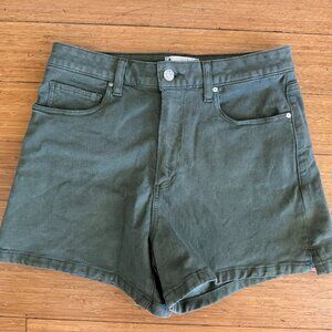 PAIGE Women's Dani Shorts - Vintage Ivy Green - Size 29
